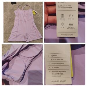 Women's all in motion bodysuit purple